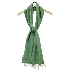 McNutt Green Lambswool Scarf